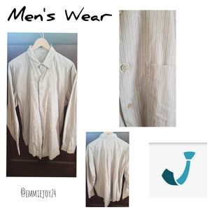 Stripped button up Long sleeve Shirt